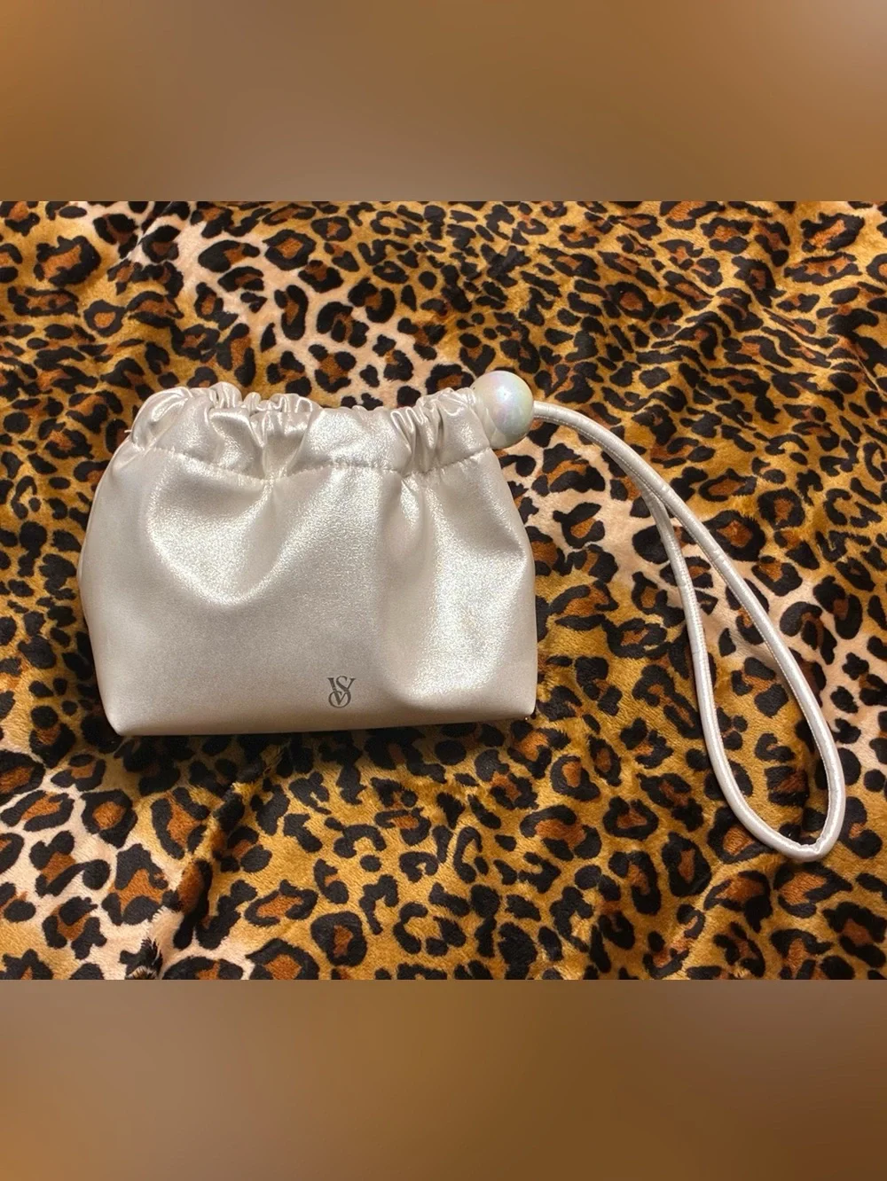 Victoria’s Secret Pearl White Accessories bag
